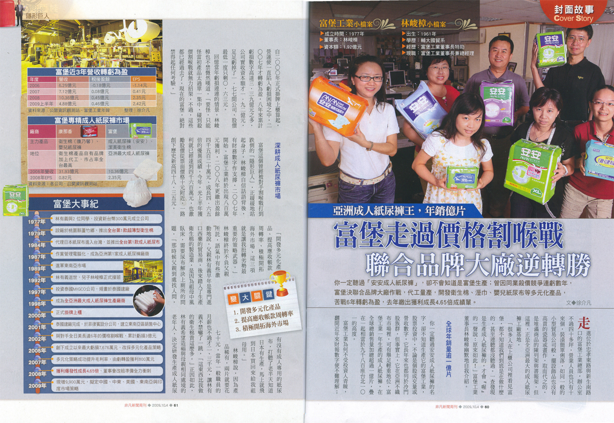 非凡新聞週刊181-富堡走過價格割喉戰聯合品牌大廠逆轉勝