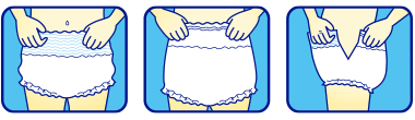 褲型紙尿褲使用方法 褲型紙尿褲使用方法