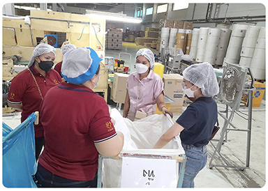 Photos of Fuburg Company's Activity: Business Education and Training at the Thailand Factory